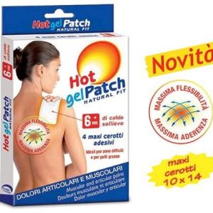 Cerotto adesivo per dolori articolari muscolari hot gel patch natural fit caldo fino a 6 ore